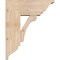 Ekena Millwork Legacy Traditional Smooth Bracket w/ Offset Brace, Douglas Fir, 7 1/2"W x 18"D x 22"H BKT0806X18X22LEC01SDF - alternate 2